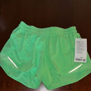 Women's Green Athletic Shorts
